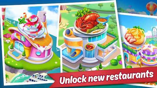 Food Island Cook Restaurant MOD APK Unlimited Money Energy 1.0.8 3
