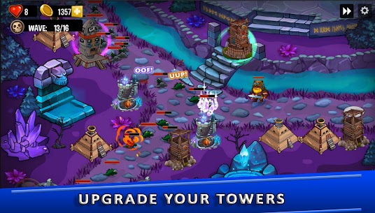 Tower Defense Defender TD MOD APK Unlimited Gold Diamonds Upgrades 5.5 1