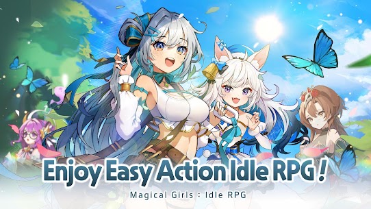 Rain Girls Idle Magical Girls MOD APK Dumb Enemy Acquire All Skills 1.2.3 1