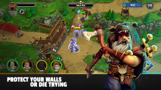 Heroes of Valhalla MOD APK One Hit God Mode No Skill CD 1.16.3 3