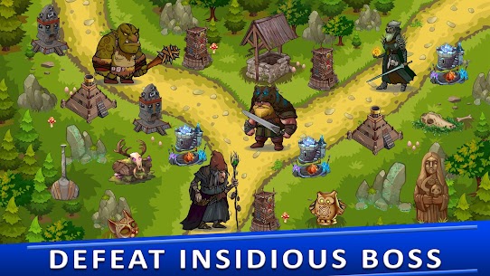 Tower Defense Defender TD MOD APK Unlimited Gold Diamonds Upgrades 5.5 4