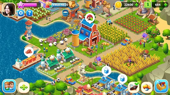 Farm City Farming & City Building mod apk (Unlimited Cashs/Coins) v2.8.39 2