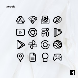 Aline Black linear icon pack Patched APK 1.1.8 5