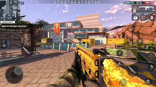 BattleZone PvP FPS Shooter MOD APK Frozen Currency Ammo 0.0.8 2