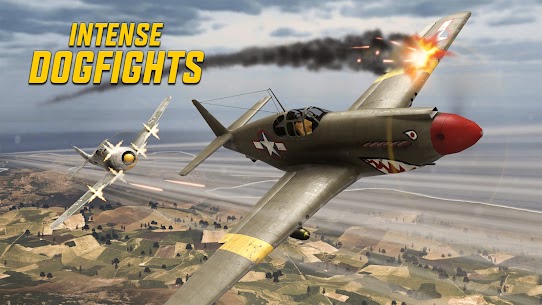 Wings of Heroes plane games MOD APK No Reload Cooldown 1.1.4 1