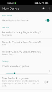 Micro Gesture MOD APK Premium Unlock 5.7.7 screenshot