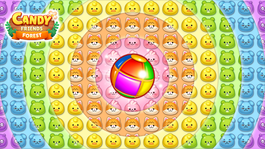 Candy Friends Forest Match 3 MOD APK Unlimited Hammer Rocket 1.3.1 4