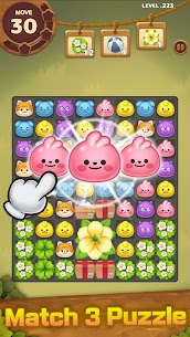 Candy Friends Forest Match 3 MOD APK Unlimited Hammer Rocket 1.3.1 3