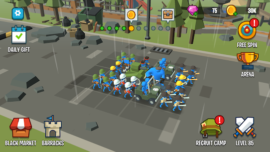 Stick Army World War Strategy MOD APK God Mode One Hit 1.3.8 4