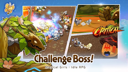 Rain Girls Idle Magical Girls MOD APK Dumb Enemy Acquire All Skills 1.2.3 5
