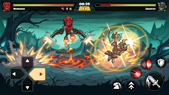 Brawl Fighter Super Warriors MOD APK Unlimited Gold Gems One Hit 0.3.4 3