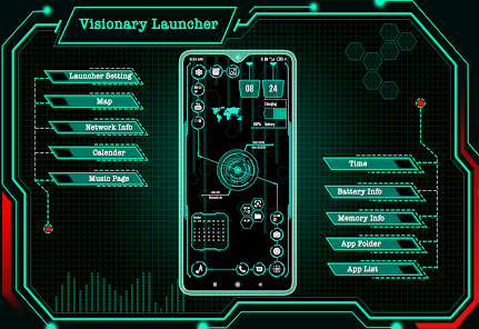 Visionary Launcher MOD APK Premium Unlock 42.0 screenshot