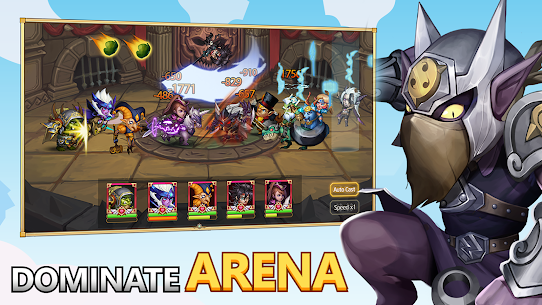 Heroes Legend Idle Battle War mod apk (MENU MOD/DMG/DEFENSE MULTIPLE) v2.4.8.2 3