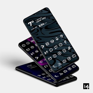 Aline White linear icon pack Patched APK 1.1.8 1