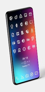 Aline White linear icon pack Patched APK 1.1.8 4