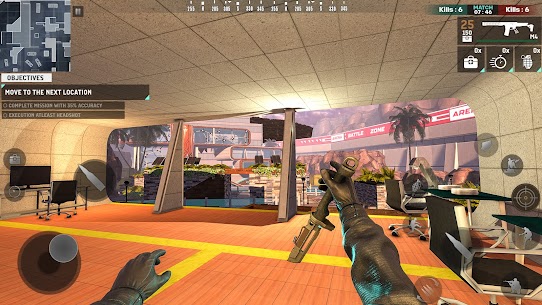 BattleZone PvP FPS Shooter MOD APK Frozen Currency Ammo 0.0.8 4