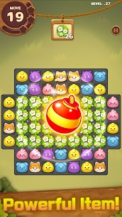 Candy Friends Forest Match 3 MOD APK Unlimited Hammer Rocket 1.3.1 2