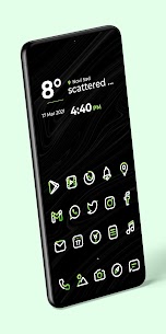 Aline Green linear icon pack Patched APK 1.1.7 3