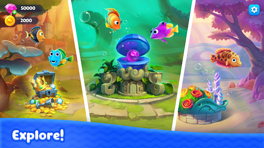 Fishdom Solitaire MOD APK Unlimited Money 2.56.0 5