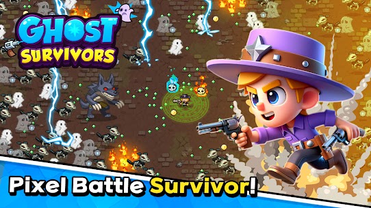Ghost Survivors Pixel Hunt MOD APK Damage Defense Multiplier God Mode 16 1