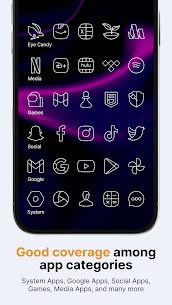 Vera Outline White Icon Pack Patched APK 5.6.2 4