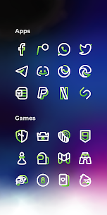 Aline Green linear icon pack Patched APK 1.1.7 5