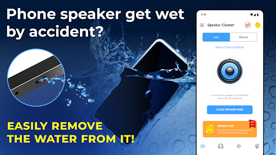 Speaker Cleaner Remove Water MOD APK Premium Unlocked 12.1.1 1