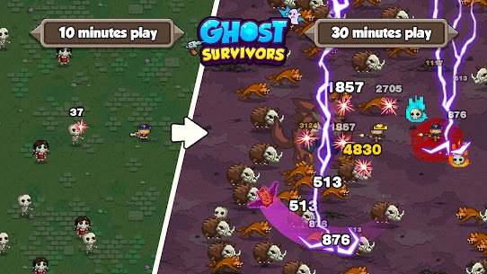 Ghost Survivors Pixel Hunt MOD APK Damage Defense Multiplier God Mode 16 2