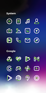 Aline Green linear icon pack Patched APK 1.1.7 4