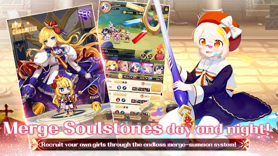 Merge Girls Idle RPG MOD APK Damage Defense Multipliers 1.59.3 2