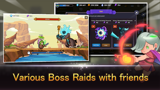 Idle Tank, DPS, and Healer mod apk (God Mode) v1.714 2