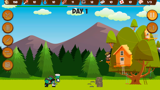 Zombie Forest HD Survival mod apk (Hero high level) v1.37 2