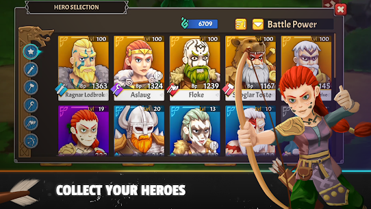 Heroes of Valhalla MOD APK One Hit God Mode No Skill CD 1.16.3 5
