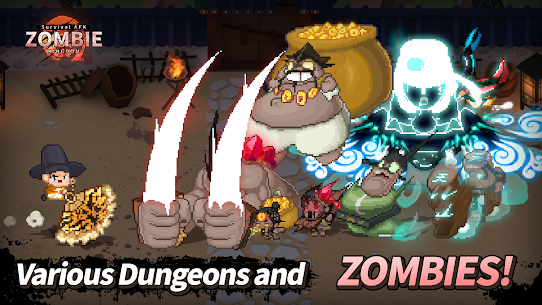 ZOMBIE Kingdom Survival AFK MOD APK Damage Multiplier Multiplier God Mode 4.7.0 3