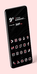 Aline Red linear icon pack Patched APK 1.1.7 3