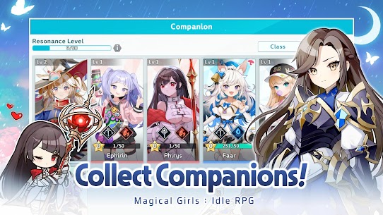 Rain Girls Idle Magical Girls MOD APK Dumb Enemy Acquire All Skills 1.2.3 2