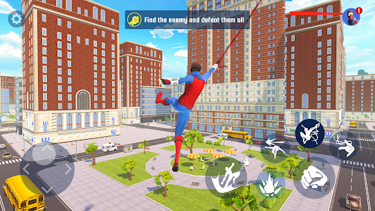 Spider Fighting Hero Game MOD APK Godmode Free Skills Skins 2.8.1.3 2