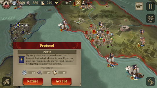 Great Conqueror Rome Offline Mod APK money 2.6.0 2
