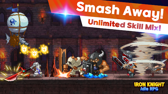 Iron knight Nonstop Idle RPG MOD APK No Balloon CD 1.3.3 3