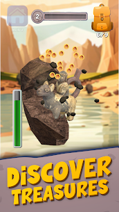 Dino Fossil Hunter Tap Idle MOD APK Hammer Power 0.12.6 3