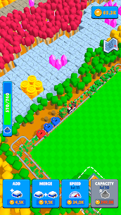 Train Miner Idle Railway Game MOD APK Menu Unlimited Money 1.7.3 1