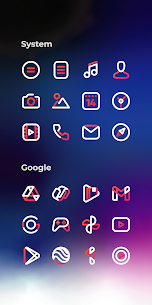 Aline Red linear icon pack Patched APK 1.1.7 4