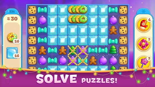 Christmas Sweeper 4 Match 3 MOD APK Free Shopping 3.1.0 4