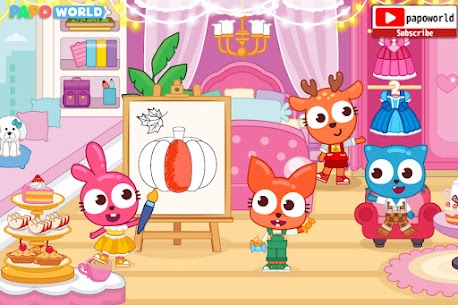 Papo Town Apartment MOD APK Unlock All Content 1.1.16 1