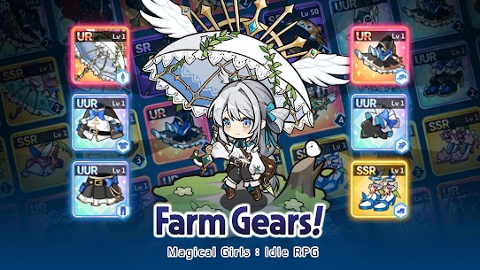 Rain Girls Idle Magical Girls MOD APK Dumb Enemy Acquire All Skills 1.2.3 4