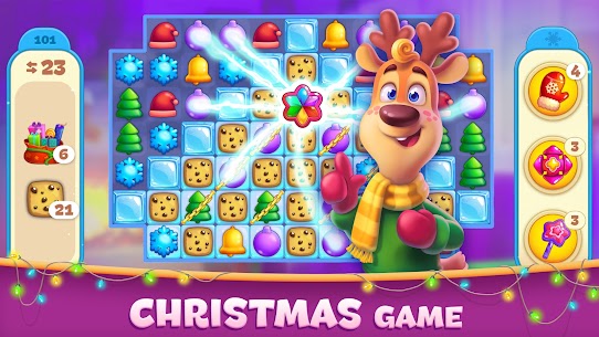 Christmas Sweeper 4 Match 3 MOD APK Free Shopping 3.1.0 1