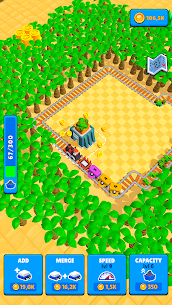 Train Miner Idle Railway Game MOD APK Menu Unlimited Money 1.7.3 4