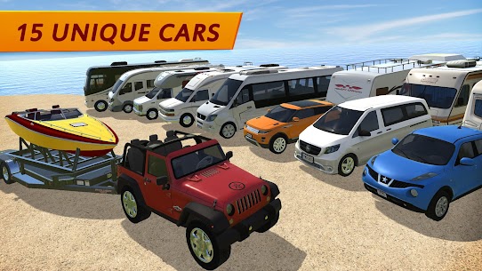 Camper Van Beach Resort MOD APK Unlocked All Cars 1.6.1 5