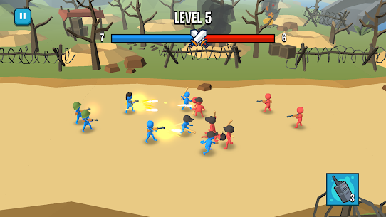 Stick Army World War Strategy MOD APK God Mode One Hit 1.3.8 1