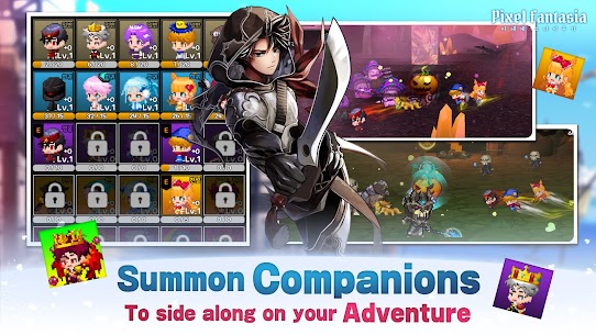 Pixel Fantasia Idle RPG GAME MOD APK Clear Mobs Mega Menu 3.0.14 2